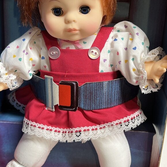 Vintage 1987 Eugene Doll Ginger Blue Sleppy Eyes Little Dolly On Board 11" - Picture 16 of 16